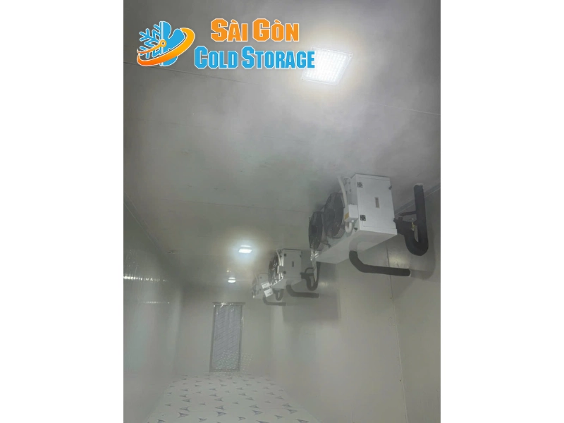 Hình ảnh thực tế của dự án thi công kho lạnh thực phẩm nhập khẩu