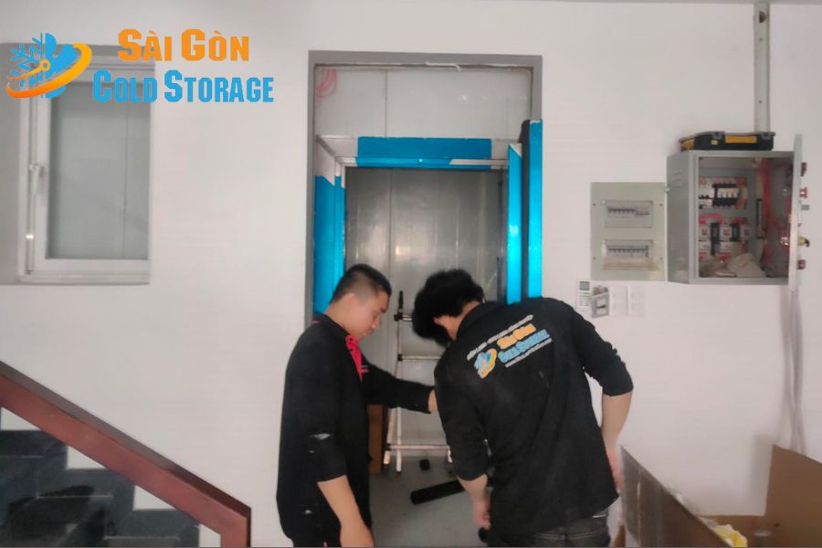 kho đông bảo quản thực phẩm 23.3m3 tại chợ Bình Điền Bình Chánh