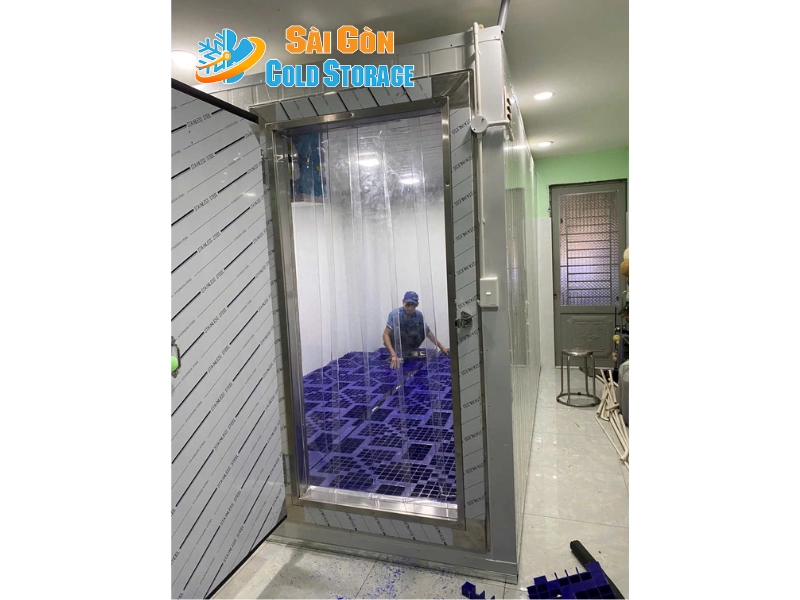 Quy trình thi công kho đông thực phẩm tại quán nhậu Trường Sa quận 3