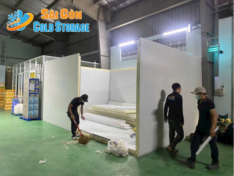 Kho Lạnh Sài Gòn cung cấp dịch vụ thi công kho mát thực phẩm chuyên nghiệp