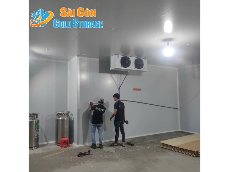 Quy trình thi công kho lạnh đá gel tại Hóc Môn