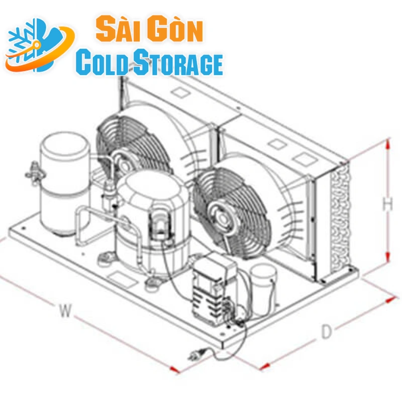 cụm máy nén dàn ngưng